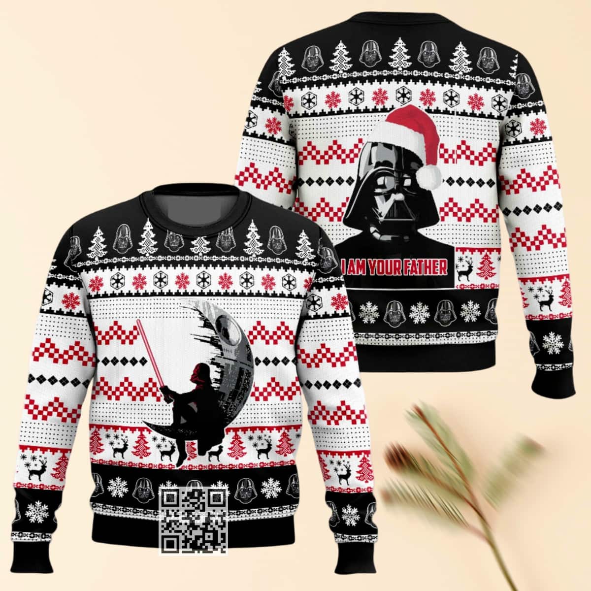 Star Wars Darth Vader Ugly Christmas Sweater I Am Your Father