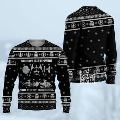 Darth Vader Ugly Christmas Sweater Merry Sithmas You Filthy Jedi Rebel