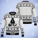 White Darth Vader Ugly Christmas Sweater Gift For Star Wars Fans