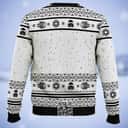 White Darth Vader Ugly Christmas Sweater Gift For Star Wars Fans