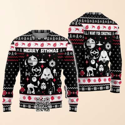 Star Wars Darth Vader Ugly Christmas Sweater Merry Sithmas