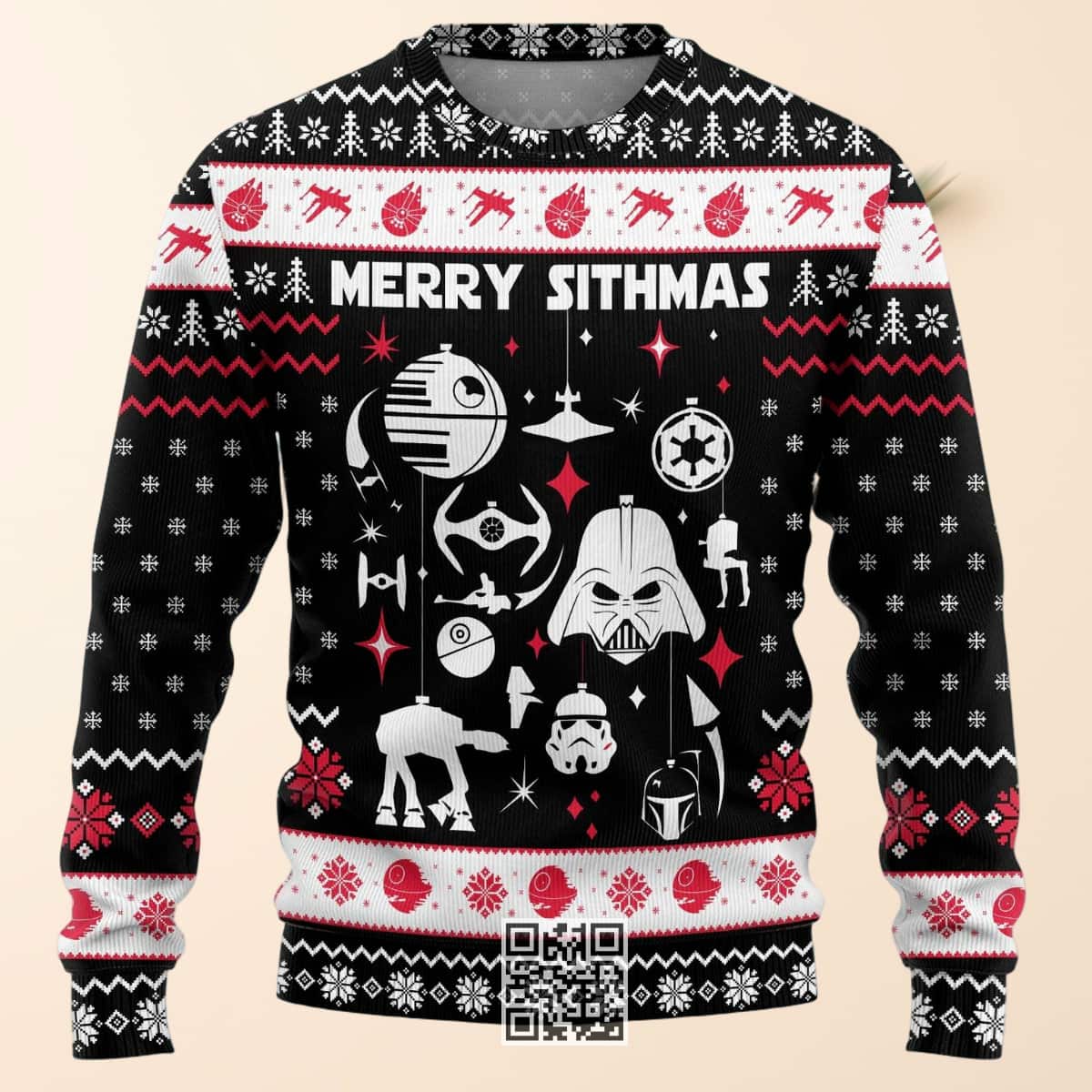 Star Wars Darth Vader Ugly Christmas Sweater Merry Sithmas