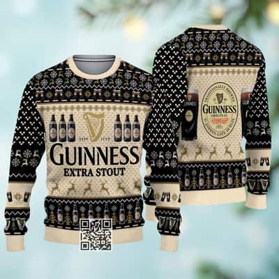 Guinness Guinness Extra Stout Beer Ugly Christmas Sweater All Over Print