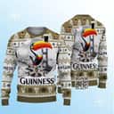 Guinness Beer Ugly Christmas Sweater Snowflake Pattern All Over Print
