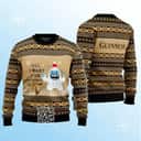All I Want For Christmas Is Guinness Beer Ugly Christmas Sweater Boho Stripes