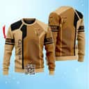 Guinness Ugly Christmas Sweater Custom Name Gift For Beer Lovers