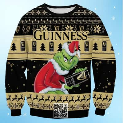 Guinness Grinch Ugly Christmas Sweater Gift For Best Friends Guinness Grinch Ugly Christmas Sweater Gift For Best Friends