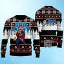 Cute Bear With Bud Light Beer Ugly Christmas Sweater