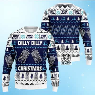 Dilly Dilly Bud Light Beer Ugly Christmas Sweater Gift For Best Friends Dilly Dilly Bud Light Beer Ugly Christmas Sweater Gift For Best Friends