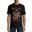 Michael Myers Halloween Just a Girl Who Loves Horror Movies T-Shirt Michael Myers Halloween Just a Girl Who Loves Horror Movies T-Shirt