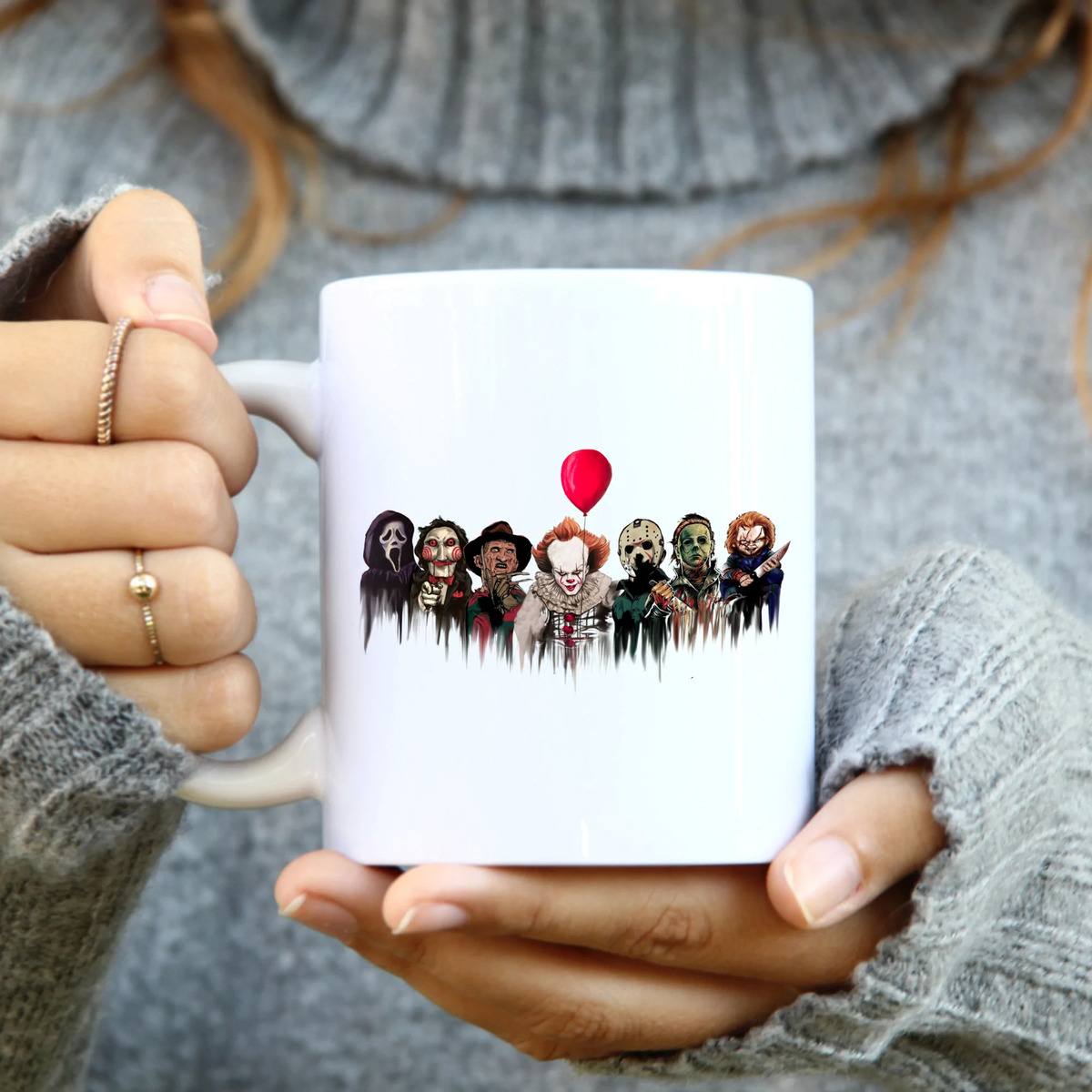 Horror Friends Halloween Mug Horror Friends Halloween Mug