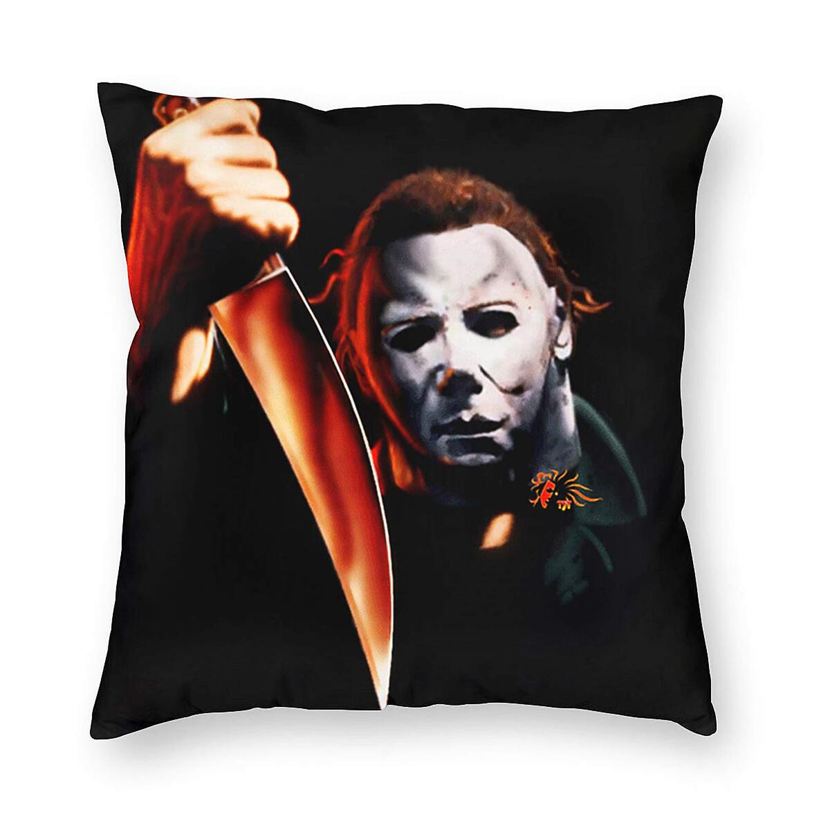 Halloween Decorations Throw Michael Myers Pillow