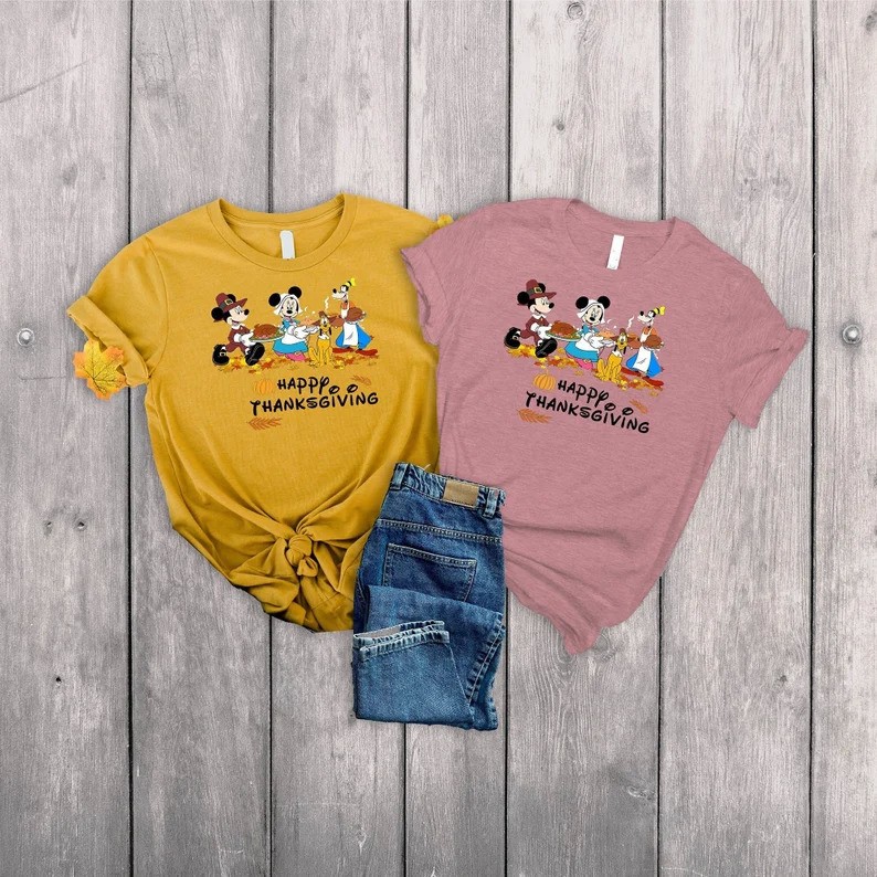 Happy Disney Thanksgiving T-Shirt Happy Disney Thanksgiving T-Shirt