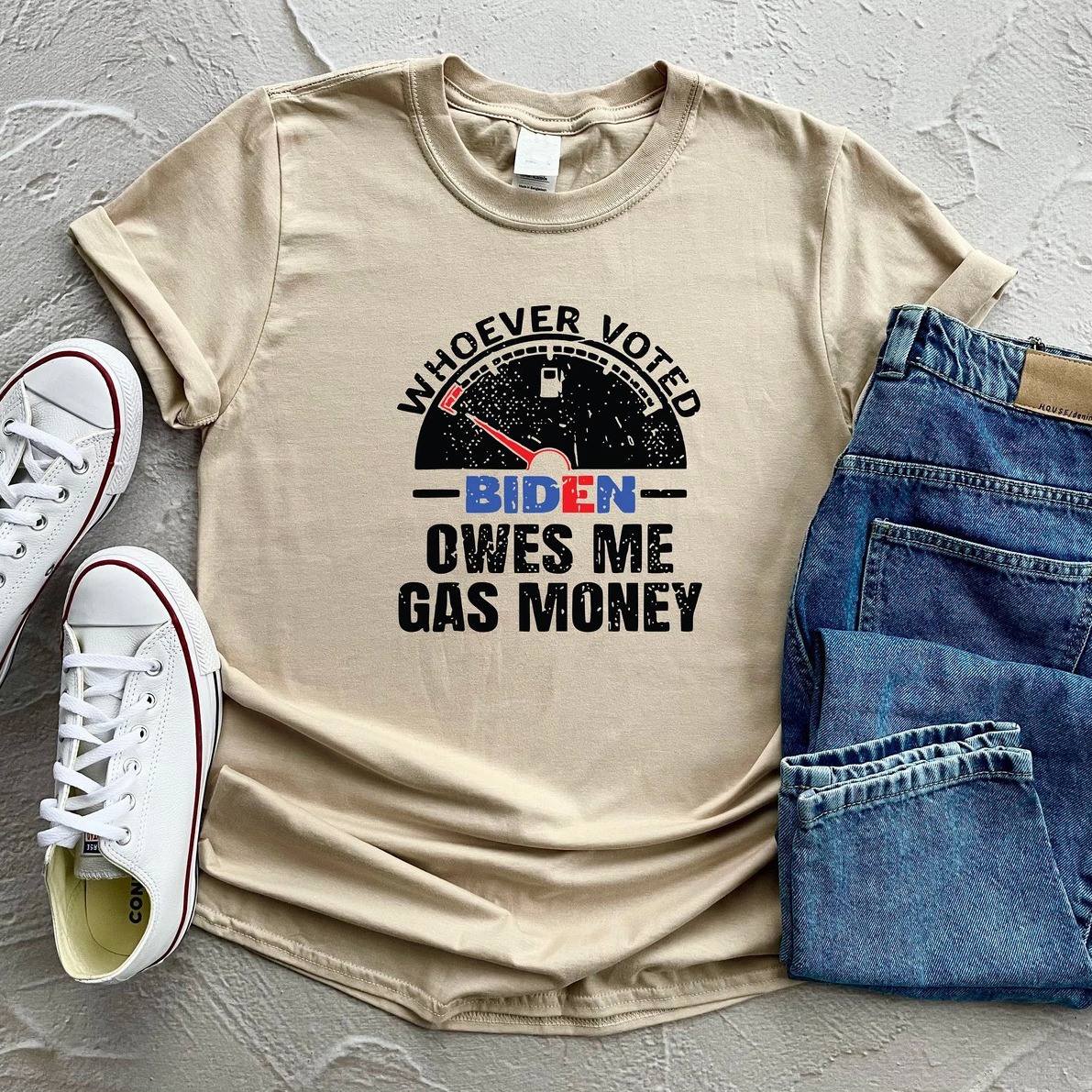 Whoever Voted Biden Owes me Gas Money T-Shirt Whoever Voted Biden Owes me Gas Money T-Shirt