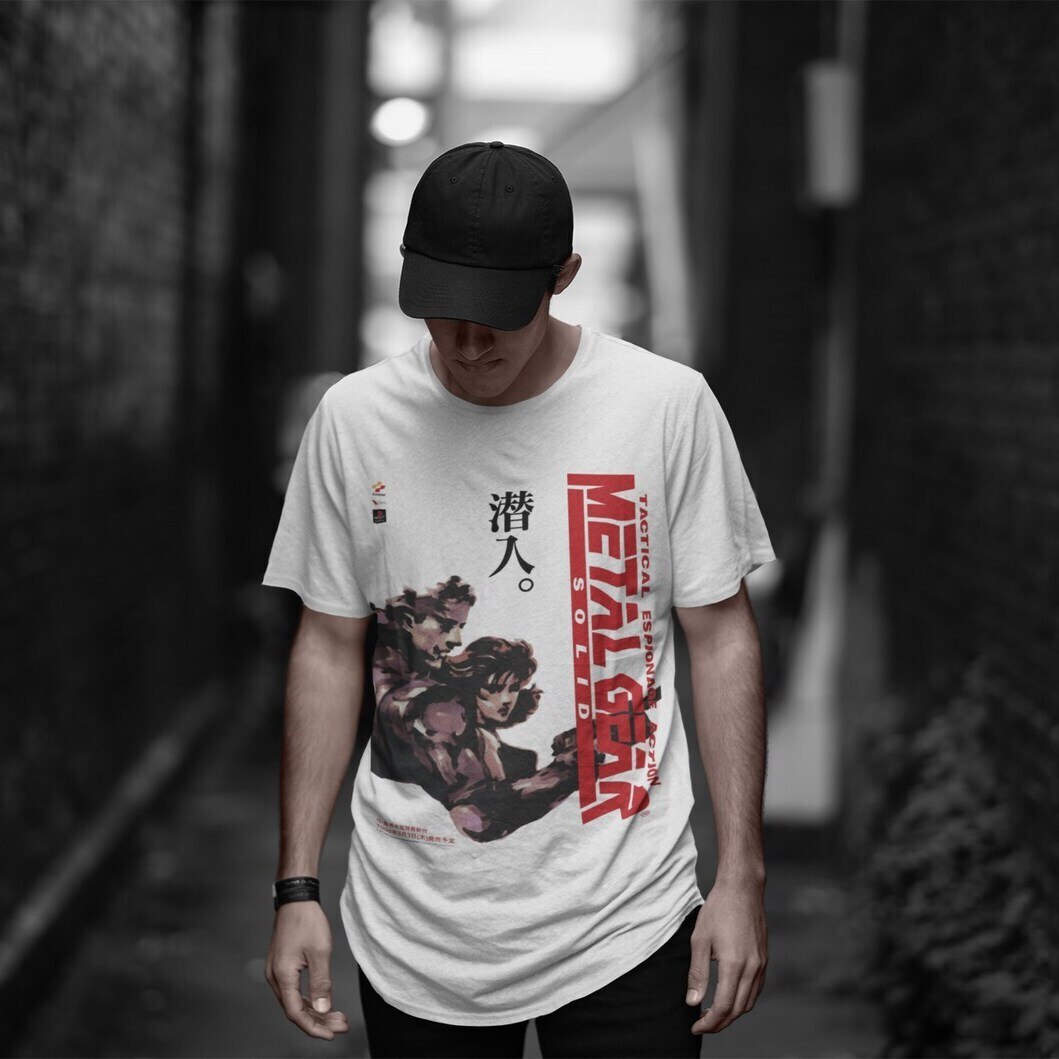 Solid Snake - Metal Gear Solid T-Shirt Solid Snake - Metal Gear Solid T-Shirt