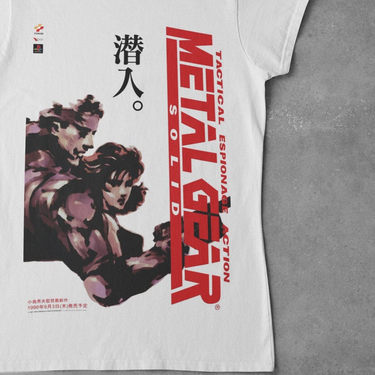 Solid Snake - Metal Gear Solid T-Shirt Solid Snake - Metal Gear Solid T-Shirt