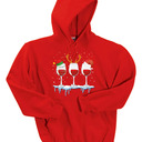 Wine Christmas Hoodie Wine Christmas Hoodie