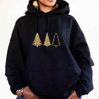 Vintage Christmas Tree Hoodie
