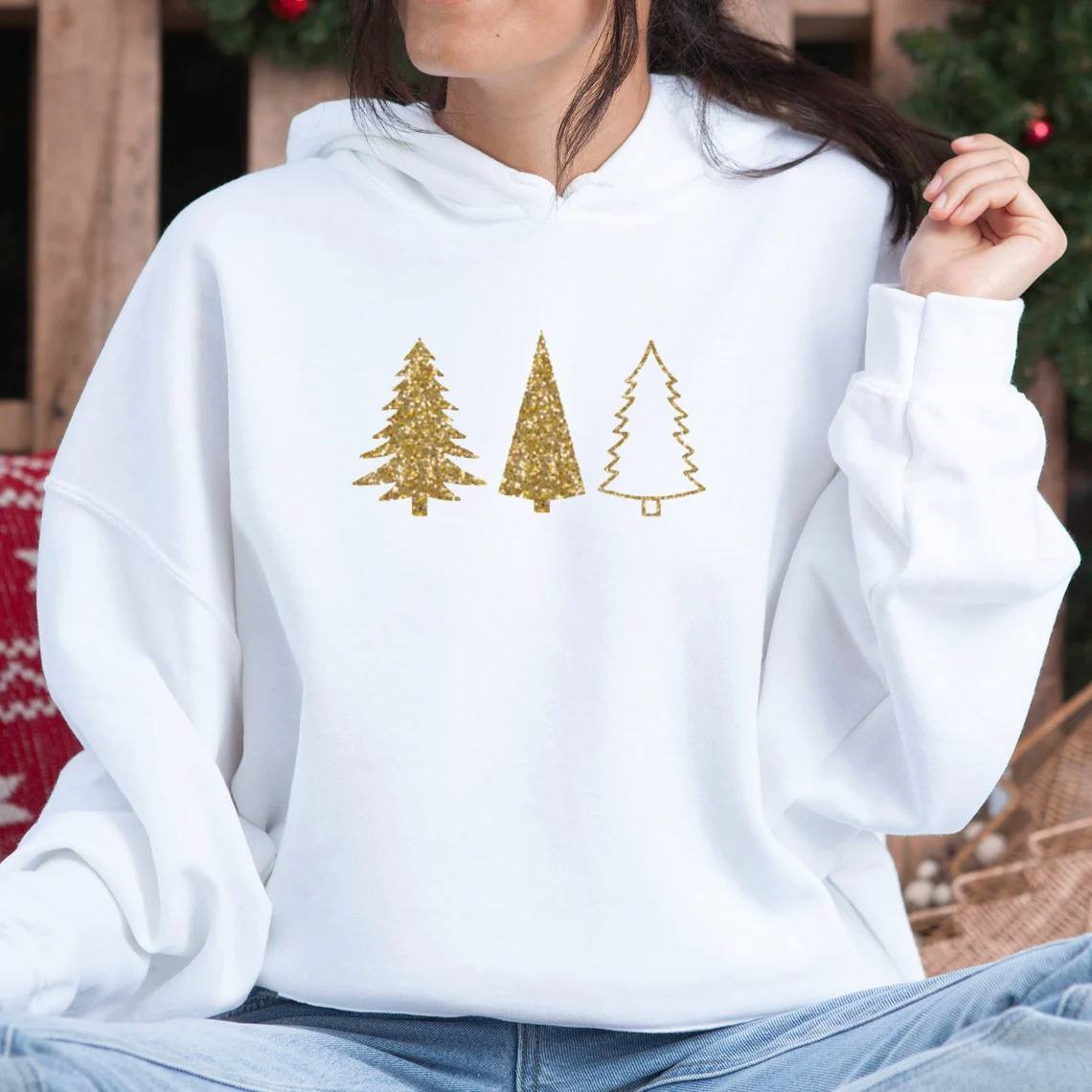 Vintage Christmas Tree Hoodie Vintage Christmas Tree Hoodie