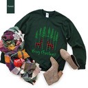 Buffalo Plaid Deer Christmas Sweatshirt Buffalo Plaid Deer Christmas Sweatshirt