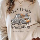 Thanksgiving Fresh Farm Pumpkins Sweatshirt Thanksgiving Fresh Farm Pumpkins Sweatshirt
