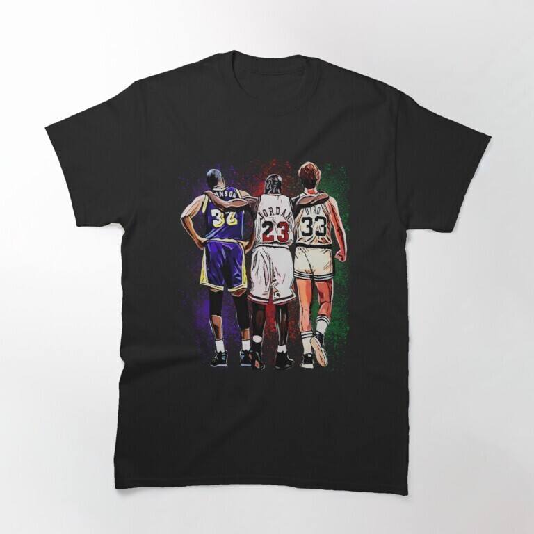 Bird, Jordan And Magic Johnson NBA legends T-Shirt Bird, Jordan And Magic Johnson NBA legends T-Shirt