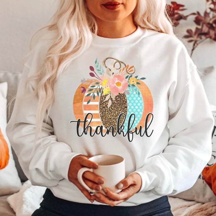 Thankful Pumpkin Sweatshirt