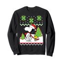 Christmas Peanuts Santa Snow Snoopy Woodstock Sweatshirt Christmas Peanuts Santa Snow Snoopy Woodstock Sweatshirt