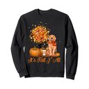 Thanksgiving It's Fall Y'all Golden Retriever Dog Sweatshirt Thanksgiving It's Fall Y'all Golden Retriever Dog Sweatshirt