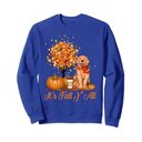 Thanksgiving It's Fall Y'all Golden Retriever Dog Sweatshirt