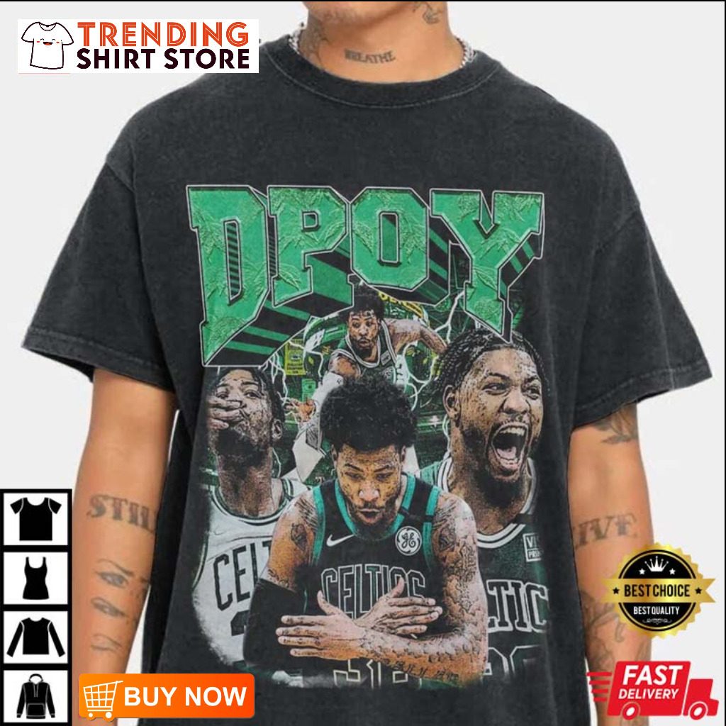 Celtics NBA Champions, Dpoy 2022, Marcus Smart T-Shirt