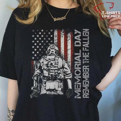 Memorial Day Remember The Fallen Veteran Military Vintage T-Shirt Memorial Day Remember The Fallen Veteran Military Vintage T-Shirt