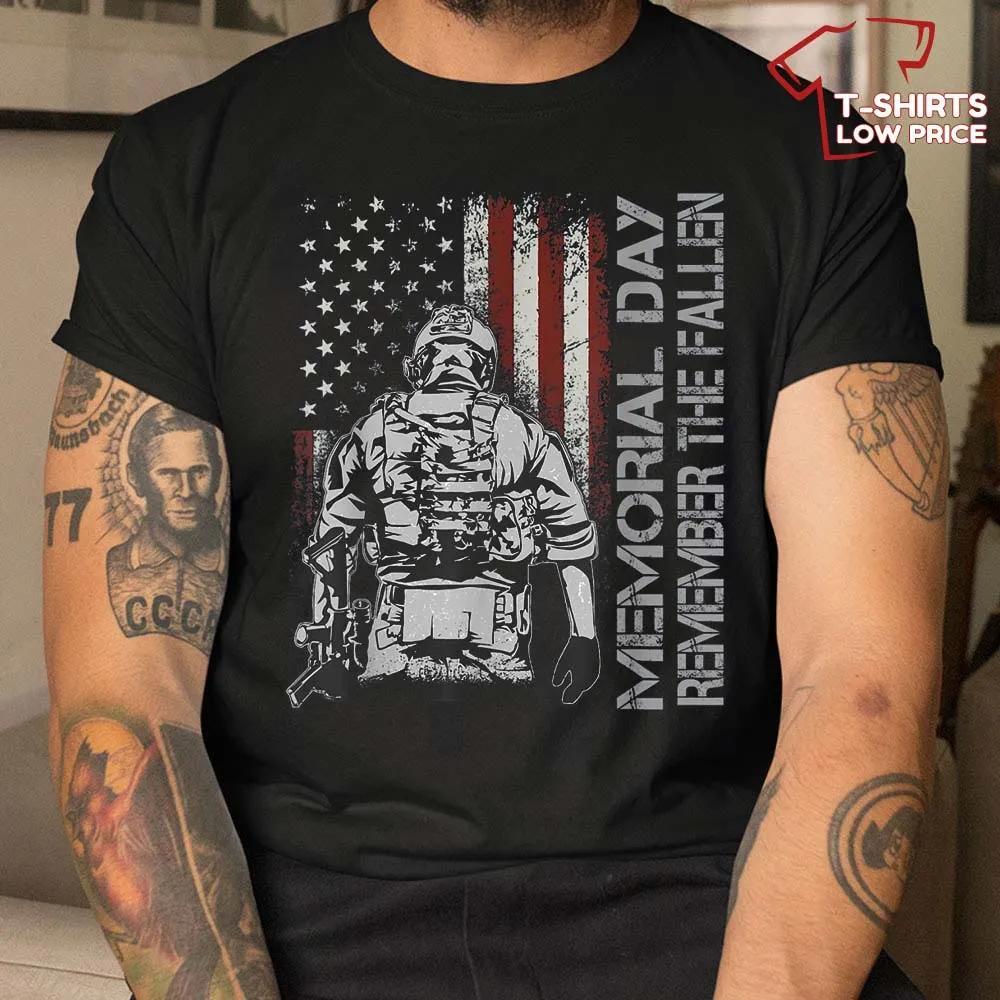 Memorial Day Remember The Fallen Veteran Military Vintage T-Shirt Memorial Day Remember The Fallen Veteran Military Vintage T-Shirt