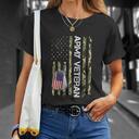 Army Veteran With American Flag T-Shirt Army Veteran With American Flag T-Shirt