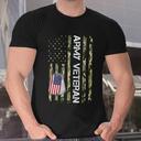 Army Veteran With American Flag T-Shirt Army Veteran With American Flag T-Shirt