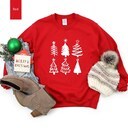 Vintage Christmas Trees Sweatshirt Vintage Christmas Trees Sweatshirt