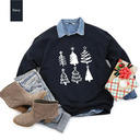 Vintage Christmas Trees Sweatshirt Vintage Christmas Trees Sweatshirt