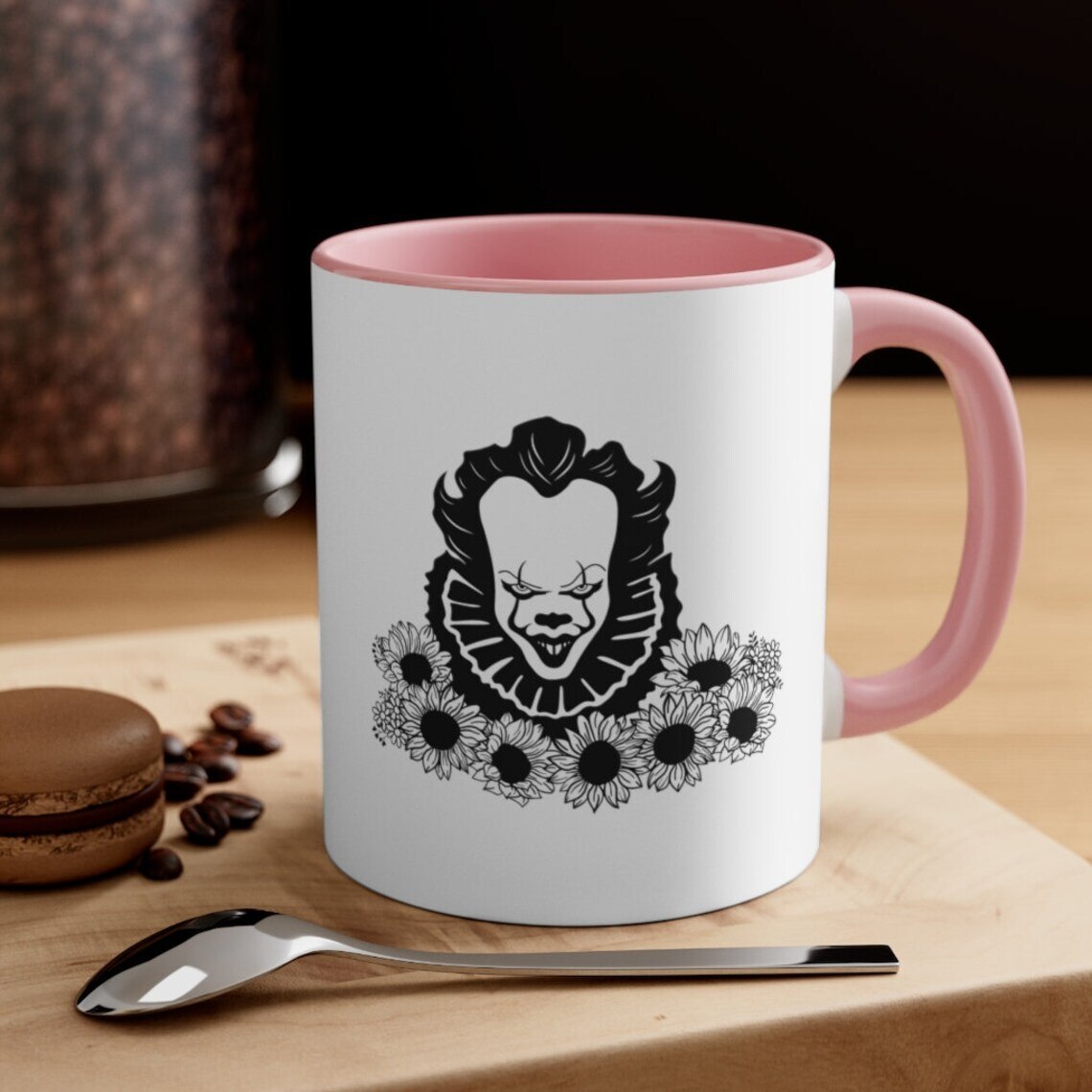 Halloween Pennywise Sunflowers Mug Halloween Pennywise Sunflowers Mug