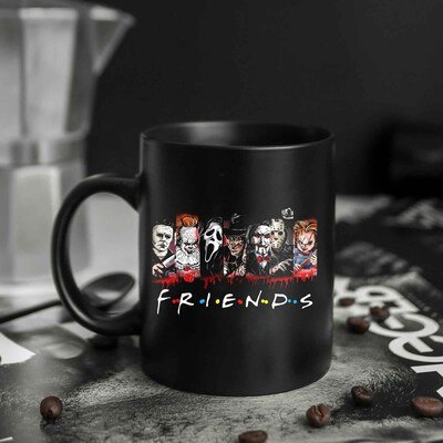 Friends Halloween Horror Movie Killers Mug Friends Halloween Horror Movie Killers Mug