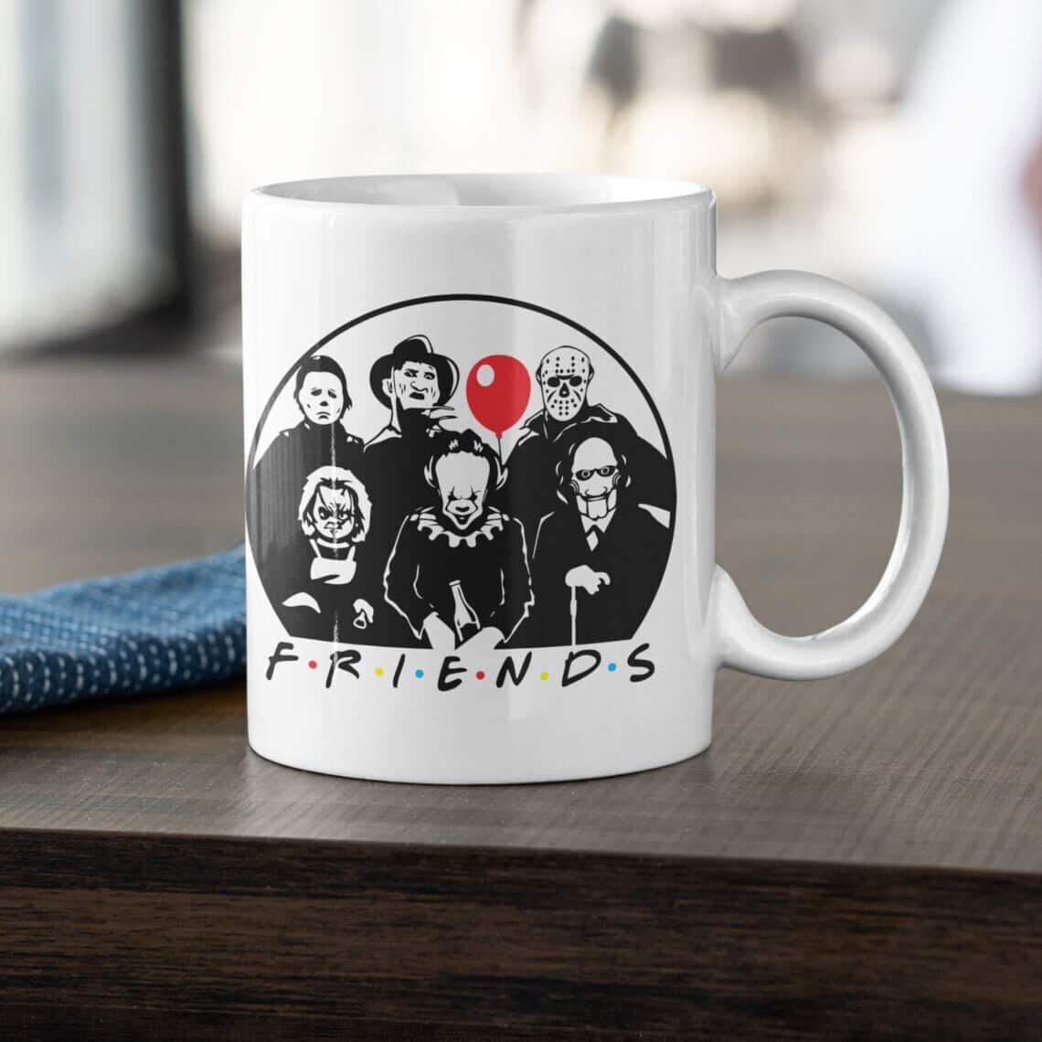 Friends Horror Serial Killer Halloween Mug Friends Horror Serial Killer Halloween Mug