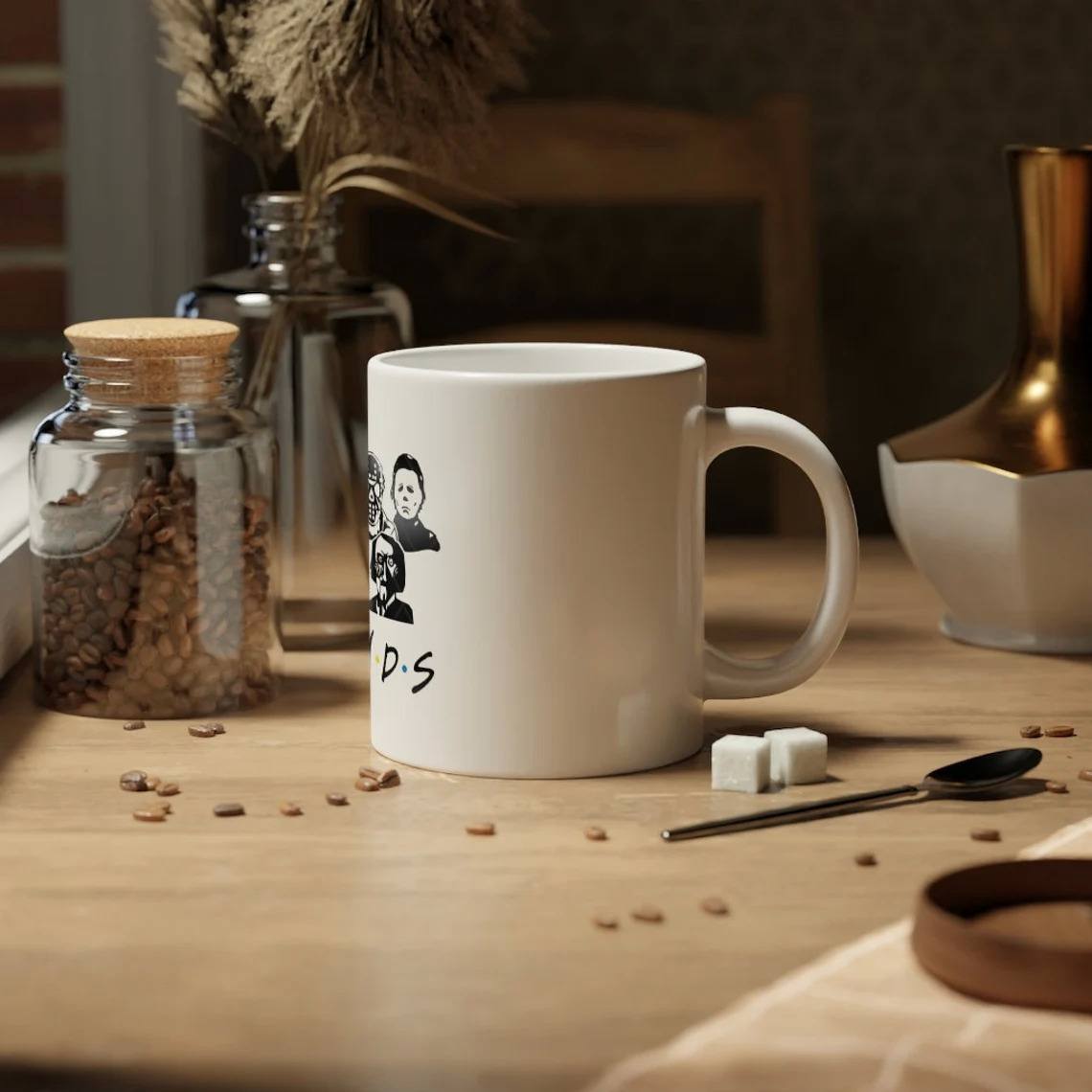 Halloween Horror Movie Friends Jumbo Mug Halloween Horror Movie Friends Jumbo Mug