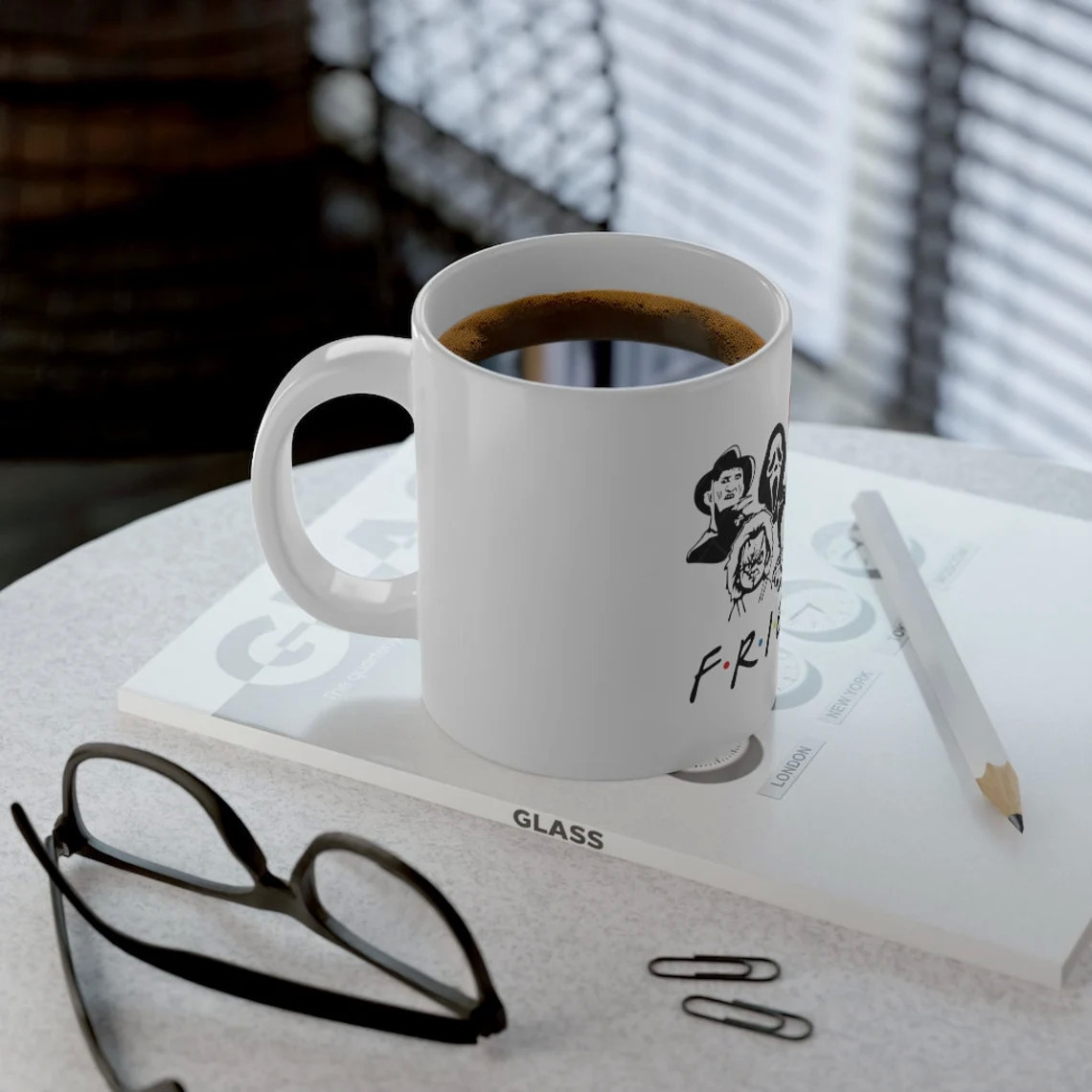 Halloween Horror Movie Friends Jumbo Mug Halloween Horror Movie Friends Jumbo Mug