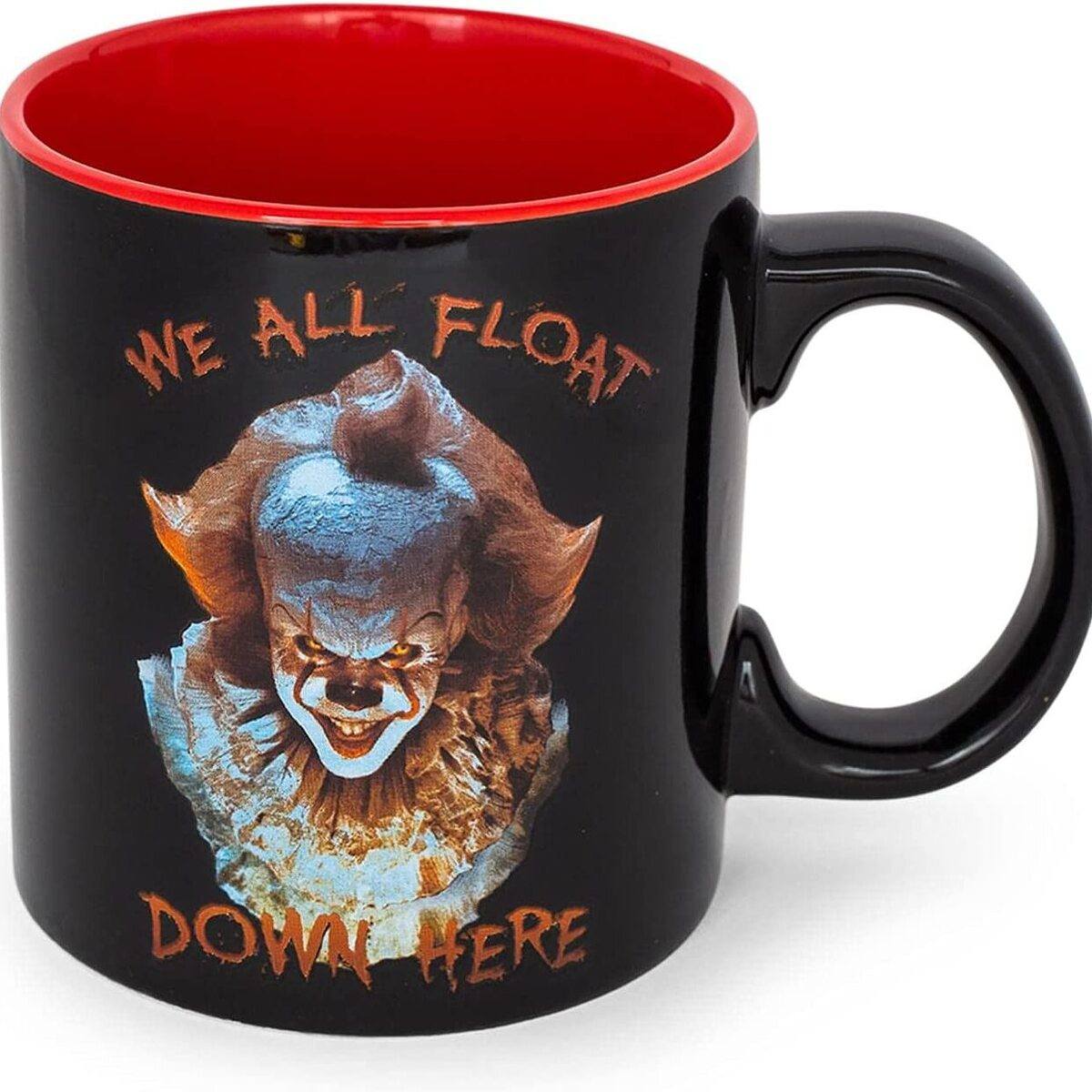 Pennywise Halloween We All Float Down Here Mug Pennywise Halloween We All Float Down Here Mug