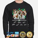 Boston Celtics Basketball Team Players Signatures T-Shirt Boston Celtics Basketball Team Players Signatures T-Shirt