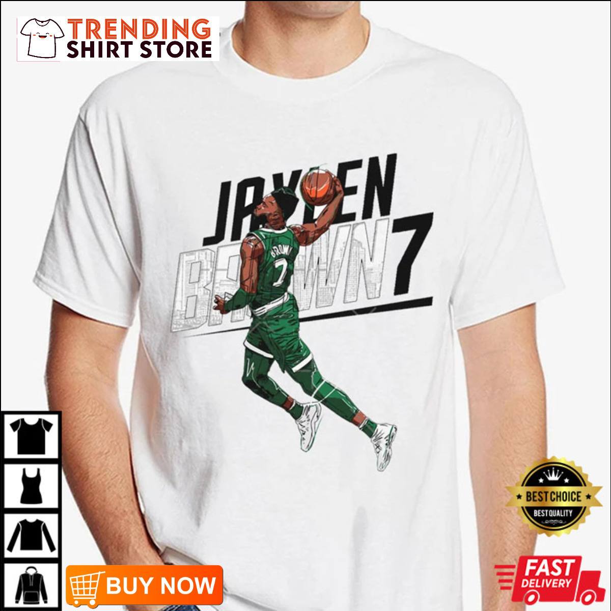 Jaylen Brown Boston Celtics NBA T-Shirt Jaylen Brown Boston Celtics NBA T-Shirt