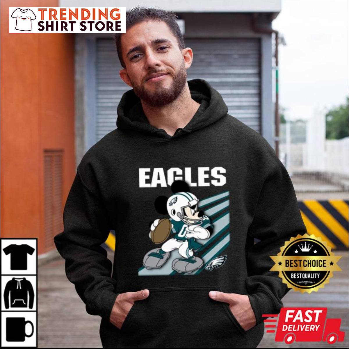 NFL Philadelphia Eagles Mickey Mouse T-Shirt NFL Philadelphia Eagles Mickey Mouse T-Shirt