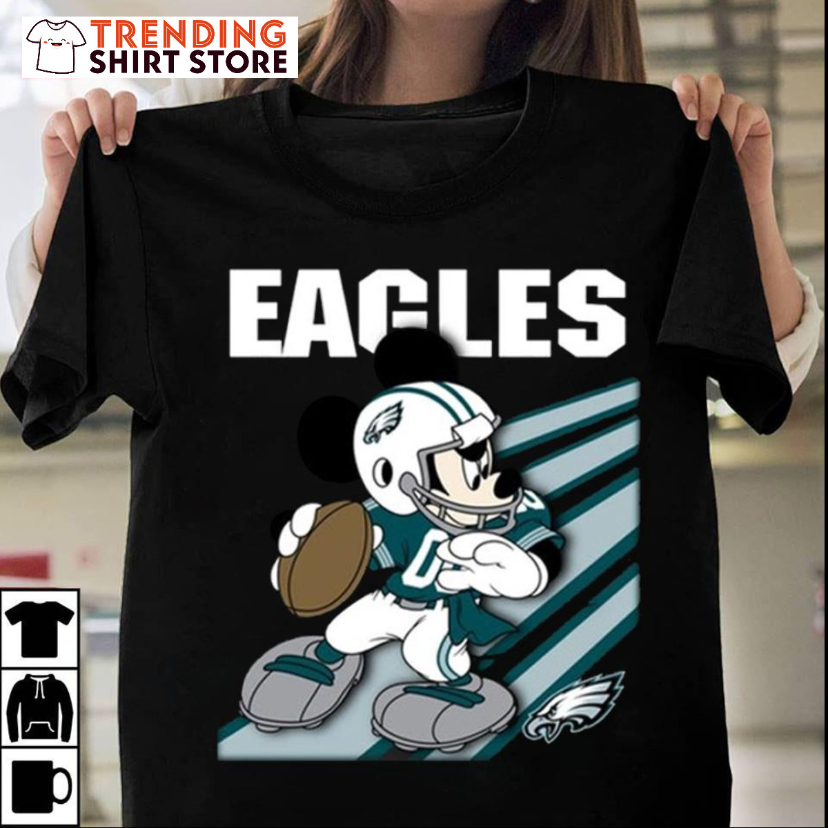 NFL Philadelphia Eagles Mickey Mouse T-Shirt NFL Philadelphia Eagles Mickey Mouse T-Shirt