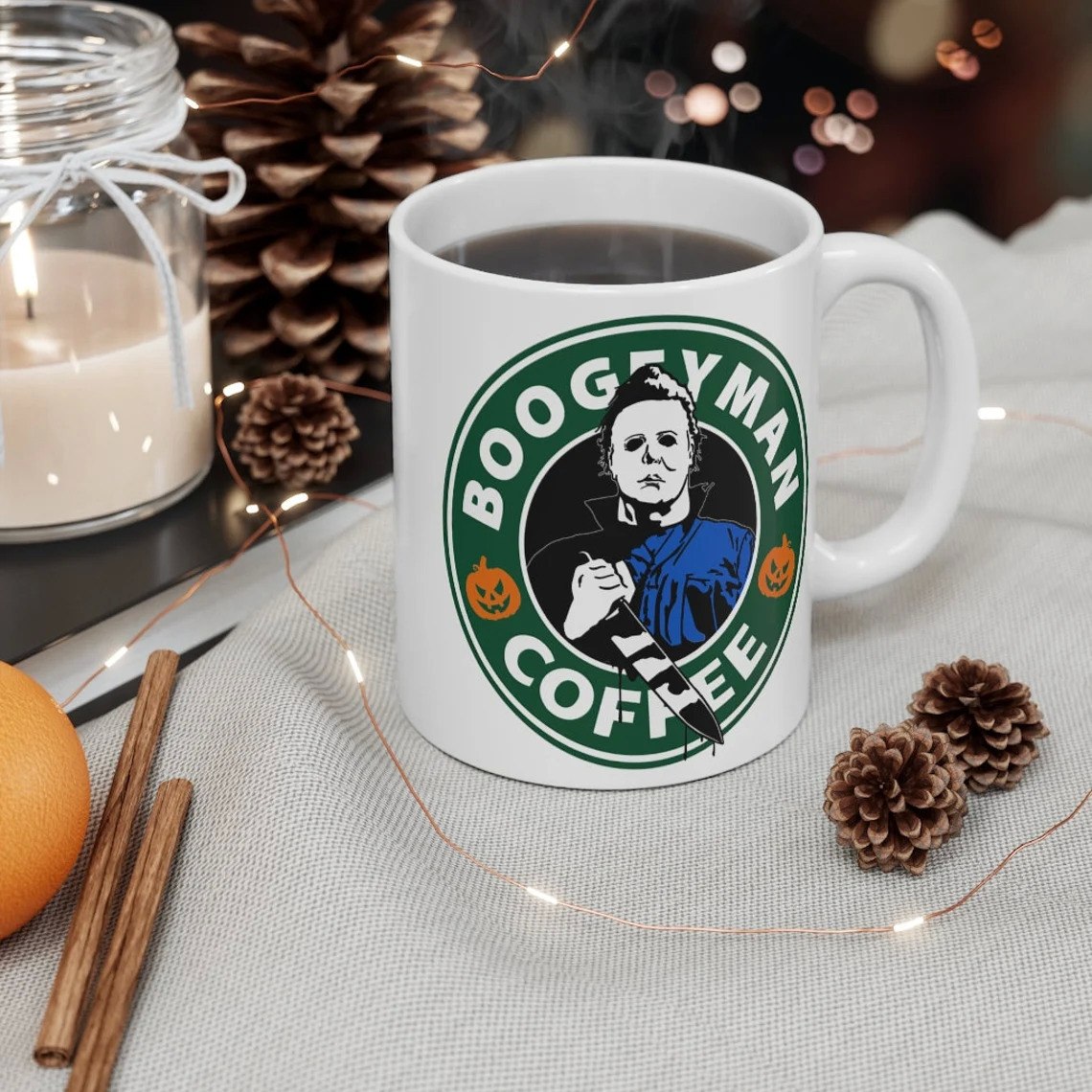 Michael Myers Boogeyman Coffee Mug Michael Myers Boogeyman Coffee Mug