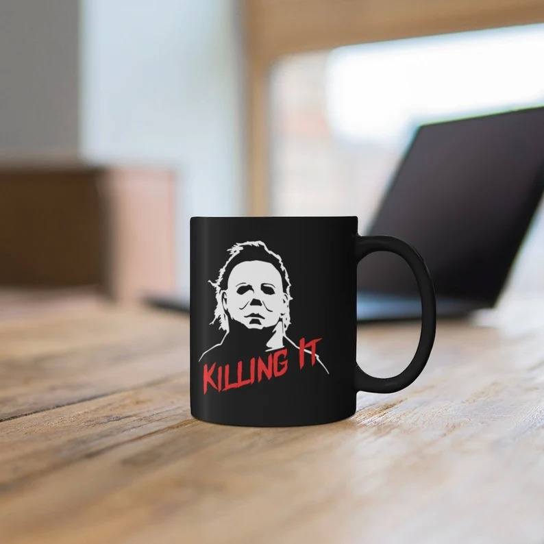 Michael Myers Killing It Mug