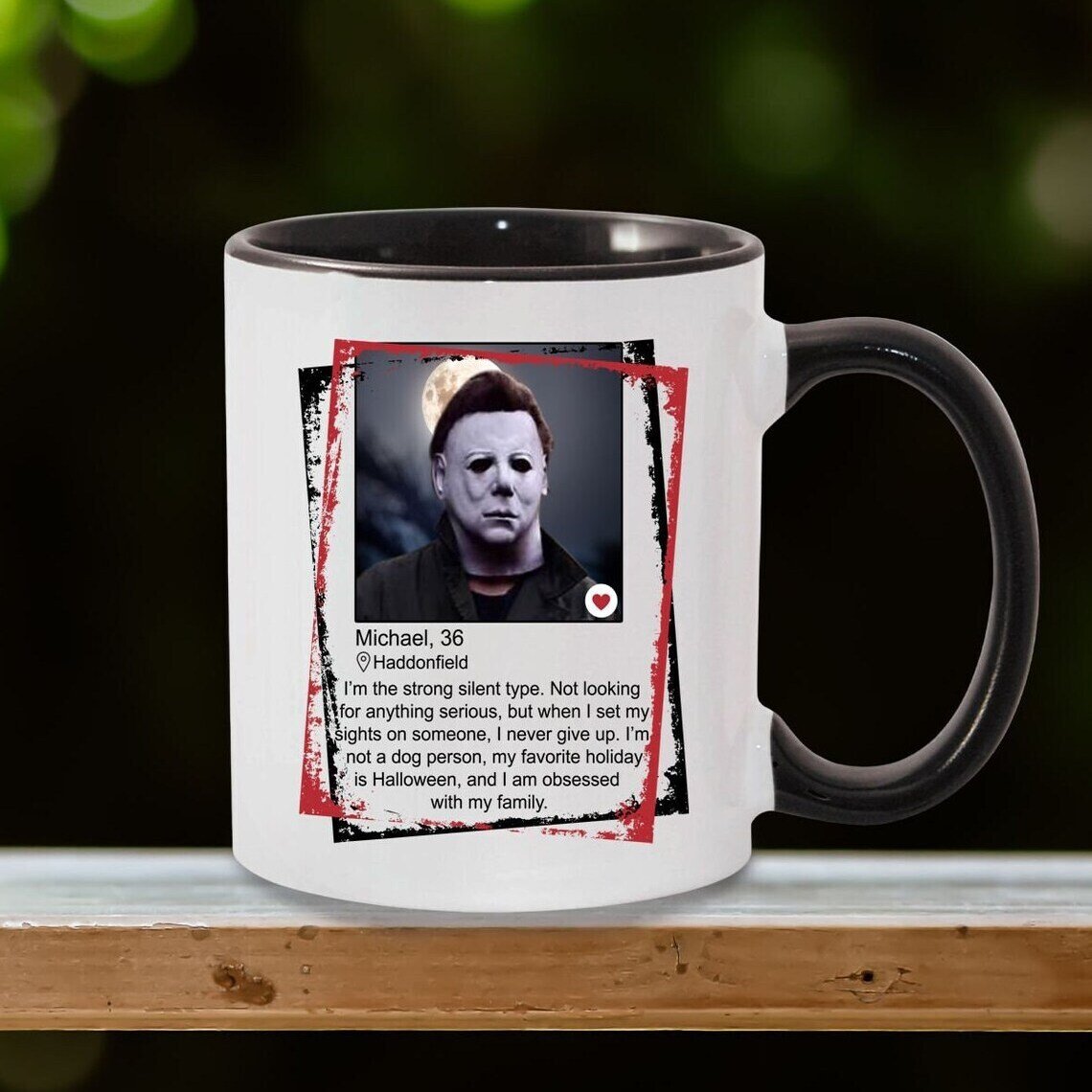 Michael Myers Dating Profile Mug